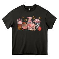 Asphalt pigs coffee cups Heavy Core Tee - texasbilliewilder