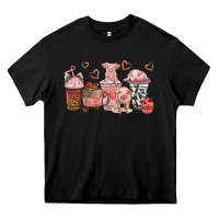 Black pigs coffee cups Heavy Core Tee - texasbilliewilder