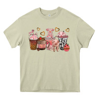 Mossy pigs coffee cups Heavy Core Tee - texasbilliewilder