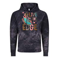 Cloud Black live on the edge ice skating Vintage Hoodie - FaDigitalArtStudio