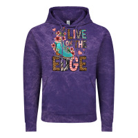 Cloud Purple live on the edge ice skating Vintage Hoodie - FaDigitalArtStudio