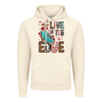 Vintage Artic live on the edge ice skating Vintage Hoodie - FaDigitalArtStudio