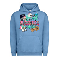 Pigment Pebble Blue small business baddie Urban Hoodie - CowGirlArtShop