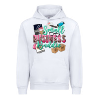 White small business baddie Urban Hoodie - CowGirlArtShop