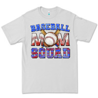 Dove Grey baseball mom squad Premium Tee - texasbilliewilder