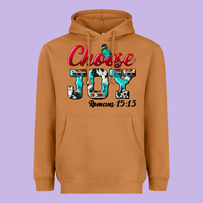 Choose Joy Heavyweight Hoodie Designed By Bundleandbundleshop