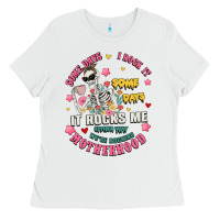 White funny motherhood Ladies Tee - JahusDesignShop