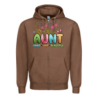Chestnut aunt loved kind beautiful Zipper Hoodie - MaliasSmallBusiness