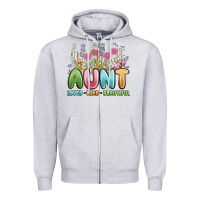 Heather Grey aunt loved kind beautiful Zipper Hoodie - MaliasSmallBusiness