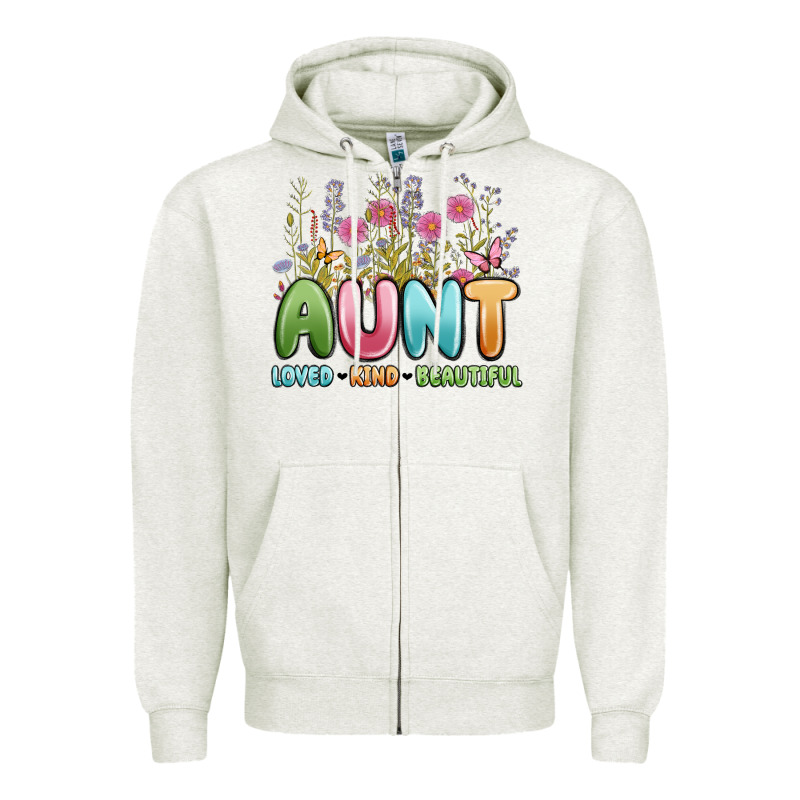 Aunt Loved Kind Beautiful Zipper Hoodie by MaliasSmallBusiness | Teevron