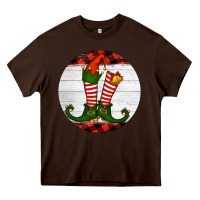 Chocolate Brown Elf Shoes Heavy Core Tee - RanaPortraitStore