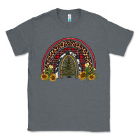 Charcoal Heather rainbow tree Classic Tee - AdoDesignShop
