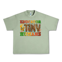 Oil Green educator of tiny humans Urban Heavy Tee - BundleAndBundleShop