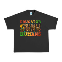 Pigment Black educator of tiny humans Urban Heavy Tee - BundleAndBundleShop