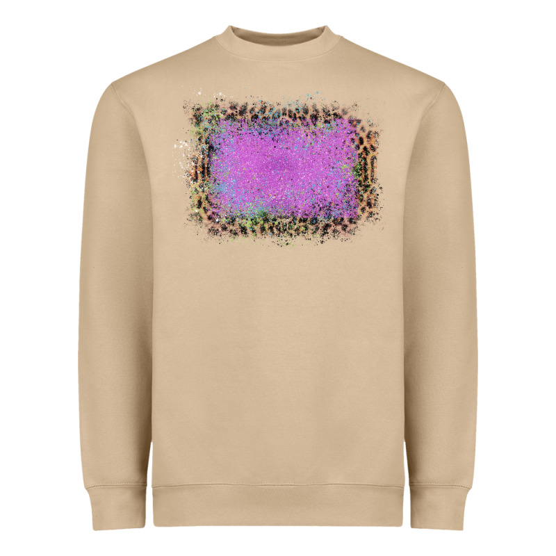 Old Leopard Purple Glitter Frame Heavyweight Sweatshirt by Bettercallsaul | Teevron