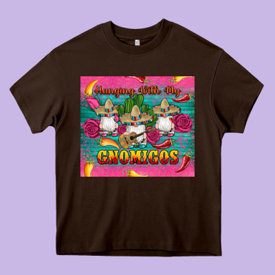 Mexican Hanging With My Gnomigos Heavy Core Tee Designed By Artiststas