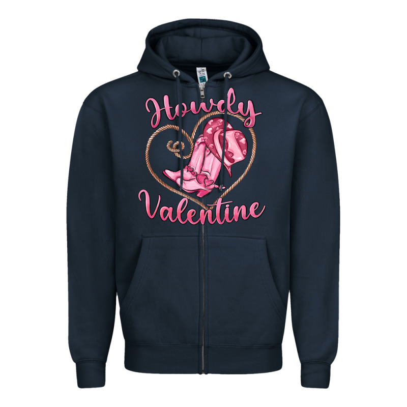 Howdy Valentine Zipper Hoodie by MaliasSmallBusiness | Teevron