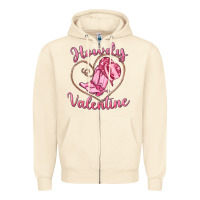 Sandshell howdy valentine Zipper Hoodie - MaliasSmallBusiness