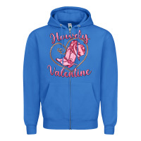 True Royal howdy valentine Zipper Hoodie - MaliasSmallBusiness