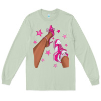 Matcha afro sneakers and heels Long Sleeve Tee - NancyCooperArtShop