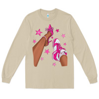 Mushroom afro sneakers and heels Long Sleeve Tee - NancyCooperArtShop