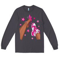 Smoke afro sneakers and heels Long Sleeve Tee - NancyCooperArtShop