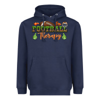 Navy football therapy Heavyweight Hoodie - BundleAndBundleShop