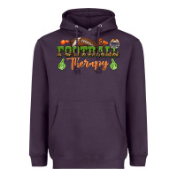 Plum football therapy Heavyweight Hoodie - BundleAndBundleShop