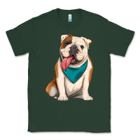 Sports Green english bulldog Classic Tee - Artiststas