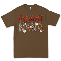Cacao baseball nana with leopard Premium Tee - texasbilliewilder