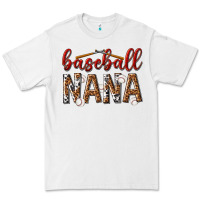 White baseball nana with leopard Premium Tee - texasbilliewilder