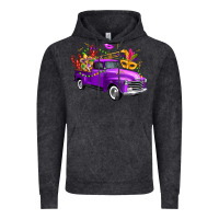 Vintage Black mardi gras truck king's cake Vintage Hoodie - FaDigitalArtStudio