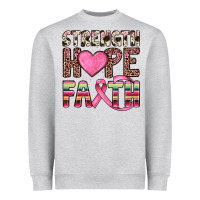 Heather Grey strength hope faith Heavyweight Sweatshirt - JahusDesignShop