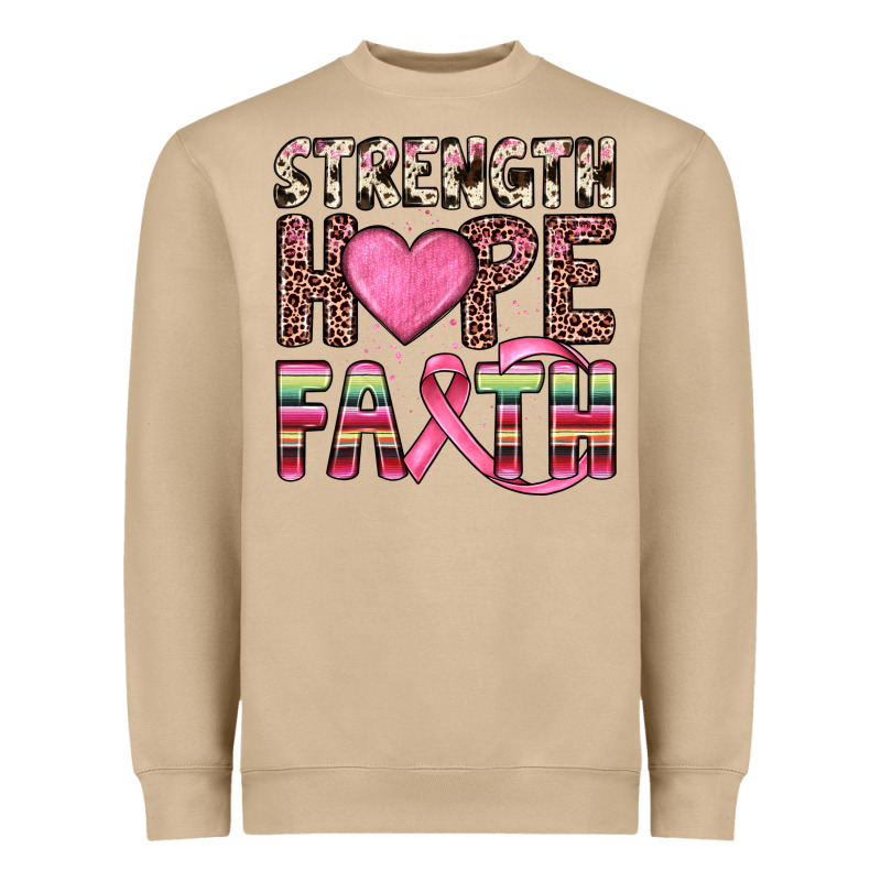 Strength Hope Faith Heavyweight Sweatshirt by JahusDesignShop | Teevron