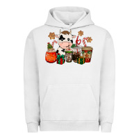 Pigment Lunar Rock cow coffee cups christmas Urban Hoodie - CowGirlArtShop