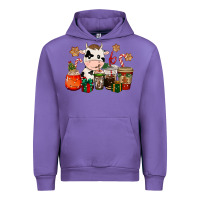 Tulip cow coffee cups christmas Urban Hoodie - CowGirlArtShop