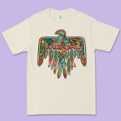 Wild Soul Thunderbird Premium Tee Designed By Barkaloodesign