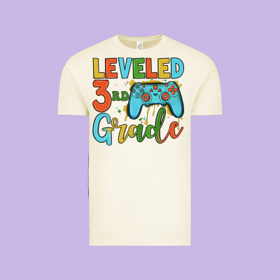 Leveled 3rd Grade Vintage Tee Designed By Jahusdesignshop