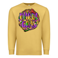Antique Gold mardi gras Premium Sweatshirt - LillyAllenDesigns