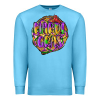 Ocean Blue mardi gras Premium Sweatshirt - LillyAllenDesigns