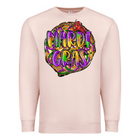 Pale Pink mardi gras Premium Sweatshirt - LillyAllenDesigns