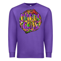Purple mardi gras Premium Sweatshirt - LillyAllenDesigns