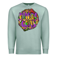 Seafoam mardi gras Premium Sweatshirt - LillyAllenDesigns