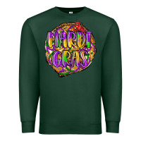 Sports Green mardi gras Premium Sweatshirt - LillyAllenDesigns
