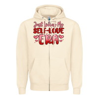 Sandshell just loving my self love era Zipper Hoodie - MaliasSmallBusiness