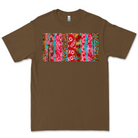 Cacao Love brushstrokes xoxo leopard and turquoise Premium Tee - RanaPortraitStore