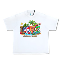 White love dominican republic Urban Heavy Tee - AdoDesignShop