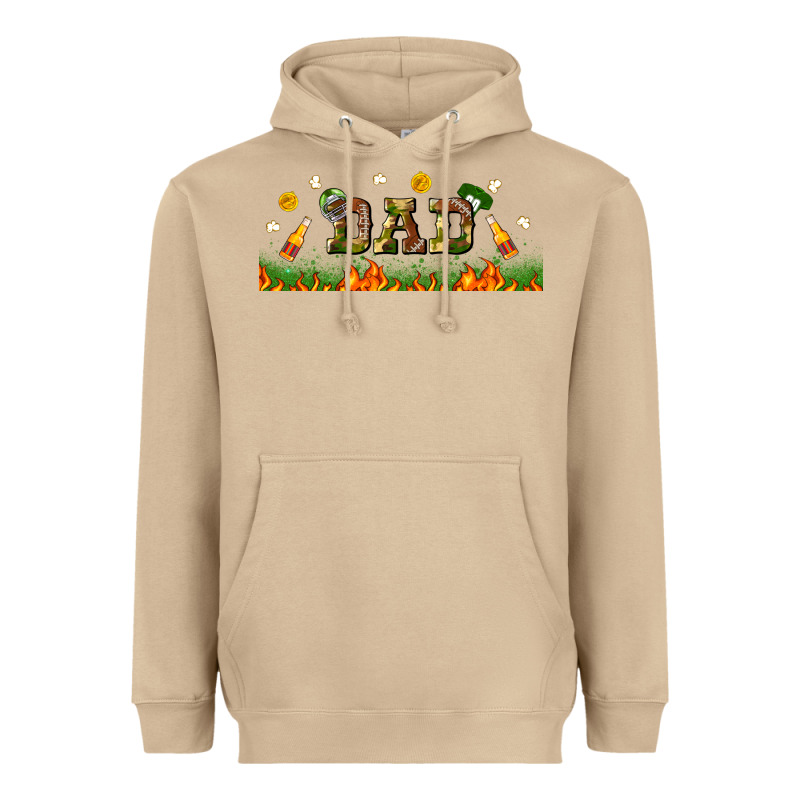American Football Dad Libbey Glass Heavyweight Hoodie by BundleAndBundleShop | Teevron