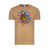 Vintage Camel sunflower front Vintage Tee - AdoDesignShop