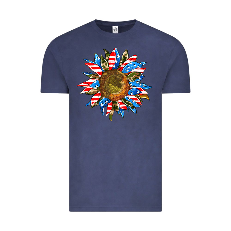 Sunflower Front Vintage Tee by AdoDesignShop | Teevron